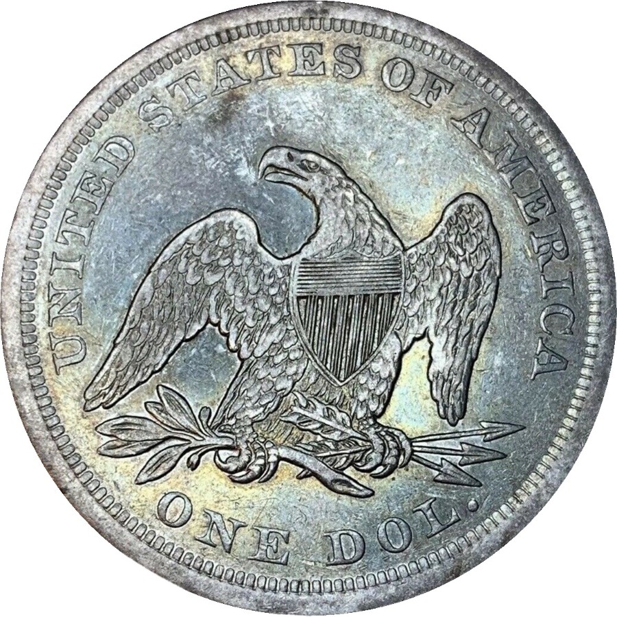 1843-$1-Liberty-Seated-Silver-Dollar-#2